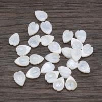White Shell Pendants, Leaf, DIY, white 