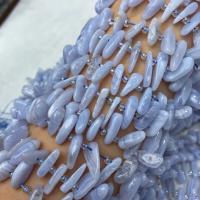 Lace Agate Beads, irregular, polished, DIY, blue, 10-20mm Approx 38 cm 