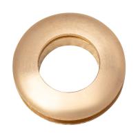 Arandela de bronce, metal, Donut, chapado en color dorado, Bricolaje & diverso tamaño para la opción, dorado, Vendido por Set