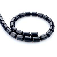 Black Stone Bead, polished, DIY Approx 15.75 Inch 