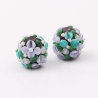 Fleur bijoux en perles, chalumeau, Rond, DIY & normes différentes pour le choix, plus de couleurs à choisir, Vendu par PC