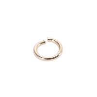 Brass Open Jump Ring, gold color plated, DIY golden 