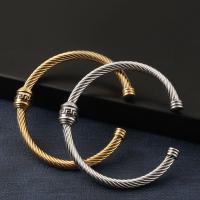 304 Stainless Steel Cuff Bangle, fashion jewelry & for woman 13mm,5mm, Inner Approx 58mm 