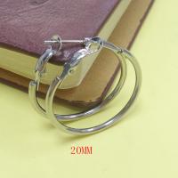 Stainless Steel Hoop Earring, 304 Stainless Steel, polished, fashion jewelry & for woman, original color 