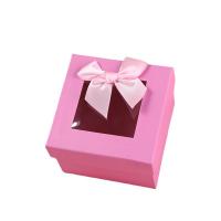 Jewelry Gift Box, Paper, with Sponge, Square, hardwearing & dustproof 