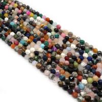 Gemischte Edelstein Perlen, rund, DIY & verschiedene Größen vorhanden & facettierte, gemischte Farben, Länge:ca. 14.96 ZollInch, verkauft von Strang