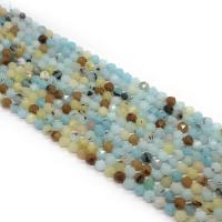 Perles amazonite, Rond, DIY & normes différentes pour le choix & facettes, couleurs mélangées Environ 14.96 , Vendu par brin