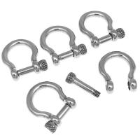 Stainless Steel Jewelry Clasp, 304 Stainless Steel, machine polished, DIY, original color 