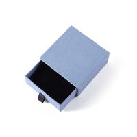 Jewelry Gift Box, Paper, with Sponge, Square, portable & dustproof 