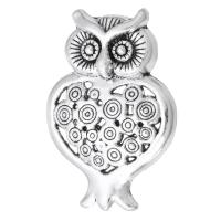 Zinc Alloy Jewelry Cabochons, Owl, plated, DIY 