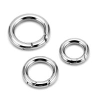 Cierre del anillo de resorte de acero inoxidable, acero inoxidable 304, pulido, diverso tamaño para la opción, color original, Vendido por UD