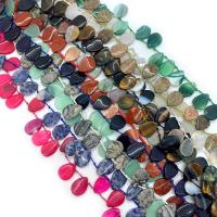Gemischte Edelstein Perlen, Naturstein, Tropfen, DIY & verschiedenen Materialien für die Wahl, keine, 13x18mm, ca. 25PCs/Strang, verkauft von Strang