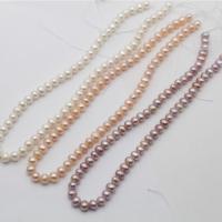 Round Cultured Freshwater Pearl Beads, DIY 5-6mm Approx 14.96 Inch 