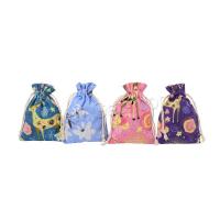 Cotton Jewelry Pouches Bags, printing, durable 