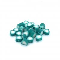 Perles bijoux Fimo , argile de polymère, coeur, dégradé de couleur & DIY, plus de couleurs à choisir, 10mm, Vendu par PC