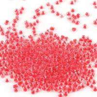 Color Lined Glass Seed Beads, Glass Beads, Round, color-lined, DIY & two tone 3mm Approx 1mm 