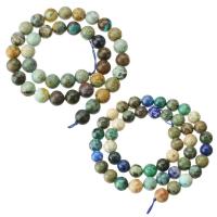 Phönix Jade Perle, rund, DIY & verschiedene Größen vorhanden, farbenfroh, Länge:ca. 15.5 ZollInch, verkauft von Strang