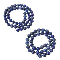 Perles de pierre lasurite naturelles, Lapis lazuli, Rond, DIY & normes différentes pour le choix & facettes, couleur de lapis-lazuli Environ 15 pouce, Vendu par brin