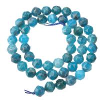 Apatite perles nature, Apatites, Rond, DIY & facettes, bleu de mer Environ 15.3 pouce, Vendu par brin