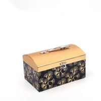Jewelry Gift Box, Copper Printing Paper, three pieces & gold accent 