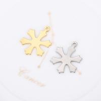 Stainless Steel Pendants, 304 Stainless Steel, Snowflake, fashion jewelry 17mm 
