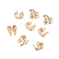 Stainless Steel Bead Tips, 304 Stainless Steel, Round, gold color plated, DIY, golden Approx 1mm, Inner Approx 3.5mm 