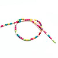 Synthetic Turquoise Beads, Column, DIY mixed colors Approx 14.96 Inch 