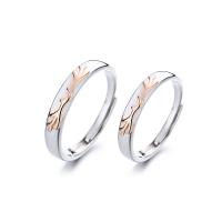 Couple Finger Rings, 925 Sterling Silver, plated, fashion jewelry & for woman 