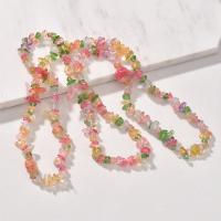 Crackle Glass Beads, Glass Stone, irregular, DIY 