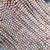 Königin Conch Shell Perle, rund, poliert, DIY & facettierte, gemischte Farben, 4mm, Länge:ca. 38 cm, verkauft von Strang