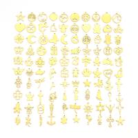 Stainless Steel Pendants, 304 Stainless Steel, gold color plated, DIY, gold, 9.5-21x4.5- Approx 0.9-4mm 