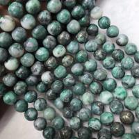 Dioptase Beads, Round, polished, DIY green Approx 38 cm 
