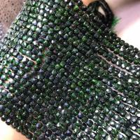 Green Goldstone Beads, Square, polished, DIY & faceted, green, 4.5-5mm Approx 38 cm 