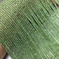 Apatit Perlen, Apatite, Quadrat, poliert, DIY & facettierte, grün, 2.5mm, Länge:ca. 38 cm, verkauft von Strang