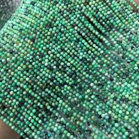 Aluminiumphosphat Türkis Perle, rund, poliert, DIY & facettierte, grasgrün, 2.5mm, Länge:ca. 38 cm, verkauft von Strang
