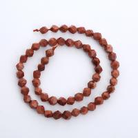 Goldstone Beads, Round, polished, Star Cut Faceted & DIY red Approx 14.96 Inch 