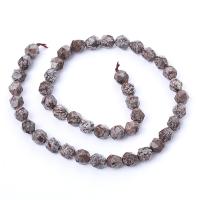 Schneeflocke Obsidian Perlen, rund, poliert, Star Cut Faceted & DIY & verschiedene Größen vorhanden, gemischte Farben, Länge:ca. 14.96 ZollInch, verkauft von Strang