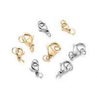 Stainless Steel Lobster Claw Clasp, 304 Stainless Steel, Vacuum Ion Plating, DIY 