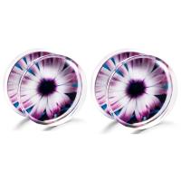 Fashion Piercing Tunnel, Acrylic, Round, Unisex mixed colors 