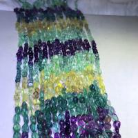 Fluorite Beads, Colorful Fluorite, irregular, polished, DIY mixed colors Approx 14.96 Inch 