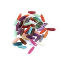 Acrylic Jewelry Beads, Twisted Bugle, injection moulding, DIY 