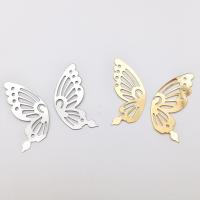 Iron Hair Accessories DIY Findings, Butterfly, plated, for woman 