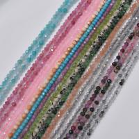 Gemischte Edelstein Perlen, rund, DIY & verschiedenen Materialien für die Wahl & facettierte, 2.6-3.5mm, Länge:ca. 14.57 ZollInch, verkauft von Strang