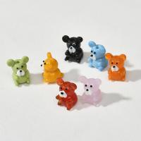 бисеры в форме животных, Лэмпворк, Медведь, Связанный вручную, DIY, Много цветов для выбора отверстие:Приблизительно 2mm, продается PC