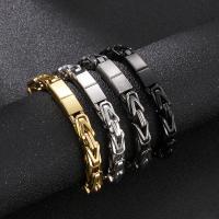 316L Stainless Steel Bracelet, fashion jewelry & for man 8mm Approx 8.27 Inch 