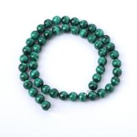 Natürliche Malachit Perlen, rund, poliert, DIY & verschiedene Größen vorhanden, grün, Länge:ca. 14.96 ZollInch, verkauft von Strang