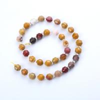 Yolk Stone Bead, with Seedbead, Lantern, polished, DIY & faceted, mixed colors Approx 14.96 Inch 