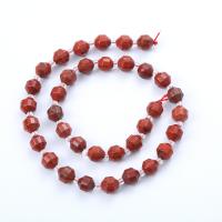 Red Jasper Bead, with Seedbead, Lantern, polished, DIY & faceted, red Approx 14.96 Inch 