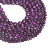 Natürliche Charoit Perlen, rund, DIY & verschiedene Größen vorhanden, violett, Länge:ca. 15.75 ZollInch, verkauft von Strang