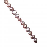 Keshi Cultured Freshwater Pearl Beads, irregular, DIY, purple, 5-6mm Approx 36-38 cm 
